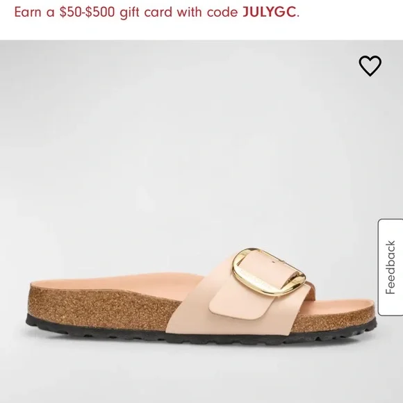 NEW Madrid leather buckle easy sandals - Picture 9 of 13